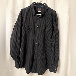 George Strait Troubadour Collection Wrangler Pearl Snap Long Sleeve Shirt | XXL